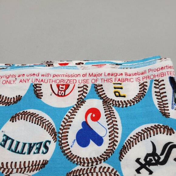 Fabric Traditions Major League Baseball Teams Cotton Fabric 1 3/4 Yard x 58 Inch - Picture 4 of 5